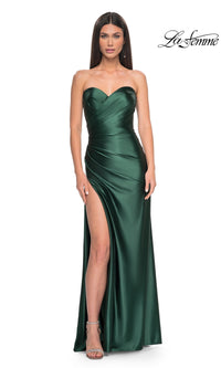 La Femme Strapless Sweetheart Long Prom Dress 32159