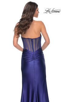 La Femme Strapless Sweetheart Long Prom Dress 32159