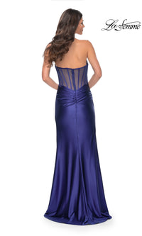 La Femme Strapless Sweetheart Long Prom Dress 32159