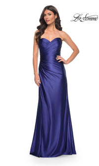 La Femme Strapless Sweetheart Long Prom Dress 32159