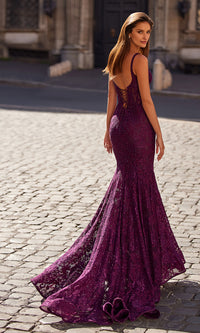 Long Lace Mermaid Prom Dress: La Femme 32420