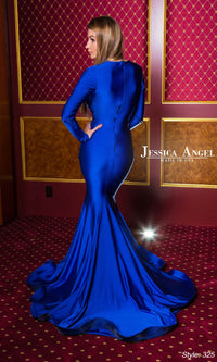 Long Sleeve Long Formal Dress: Jessica Angel 325