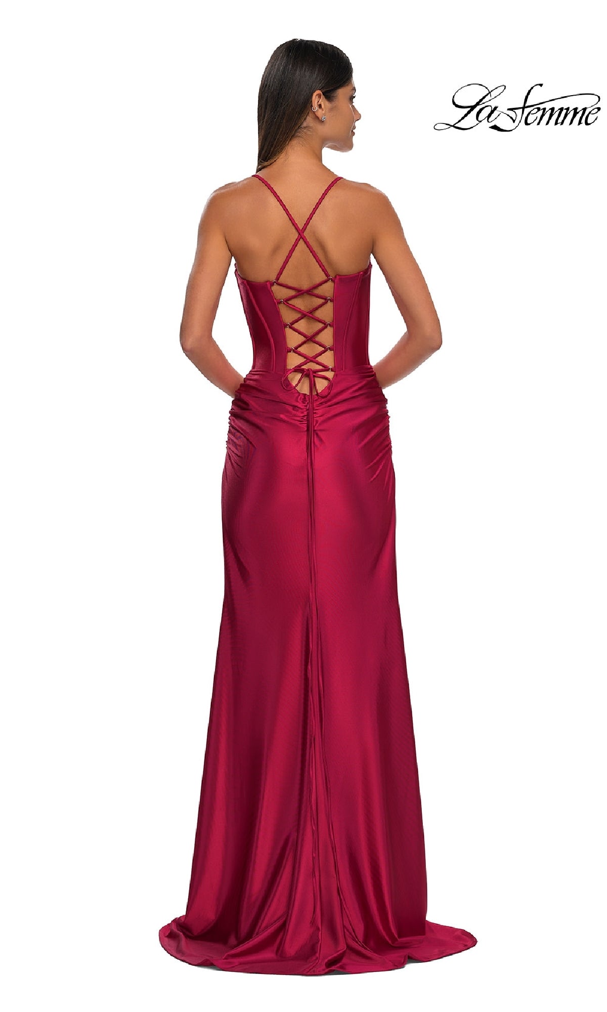 Long Prom Dress: La Femme 32683