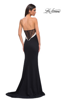 Long Black Prom Dress: La Femme 32808