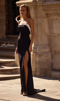 Long Black Prom Dress: La Femme 32808