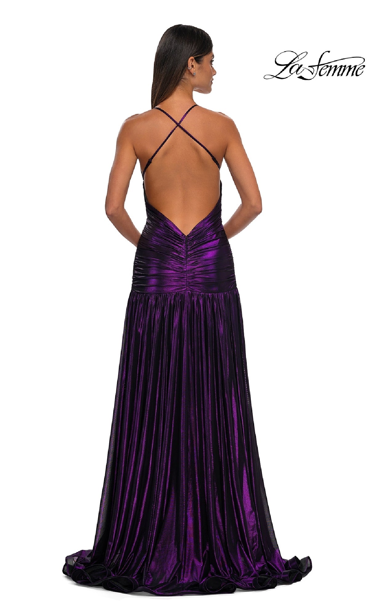 Long Prom Dress: La Femme 32887