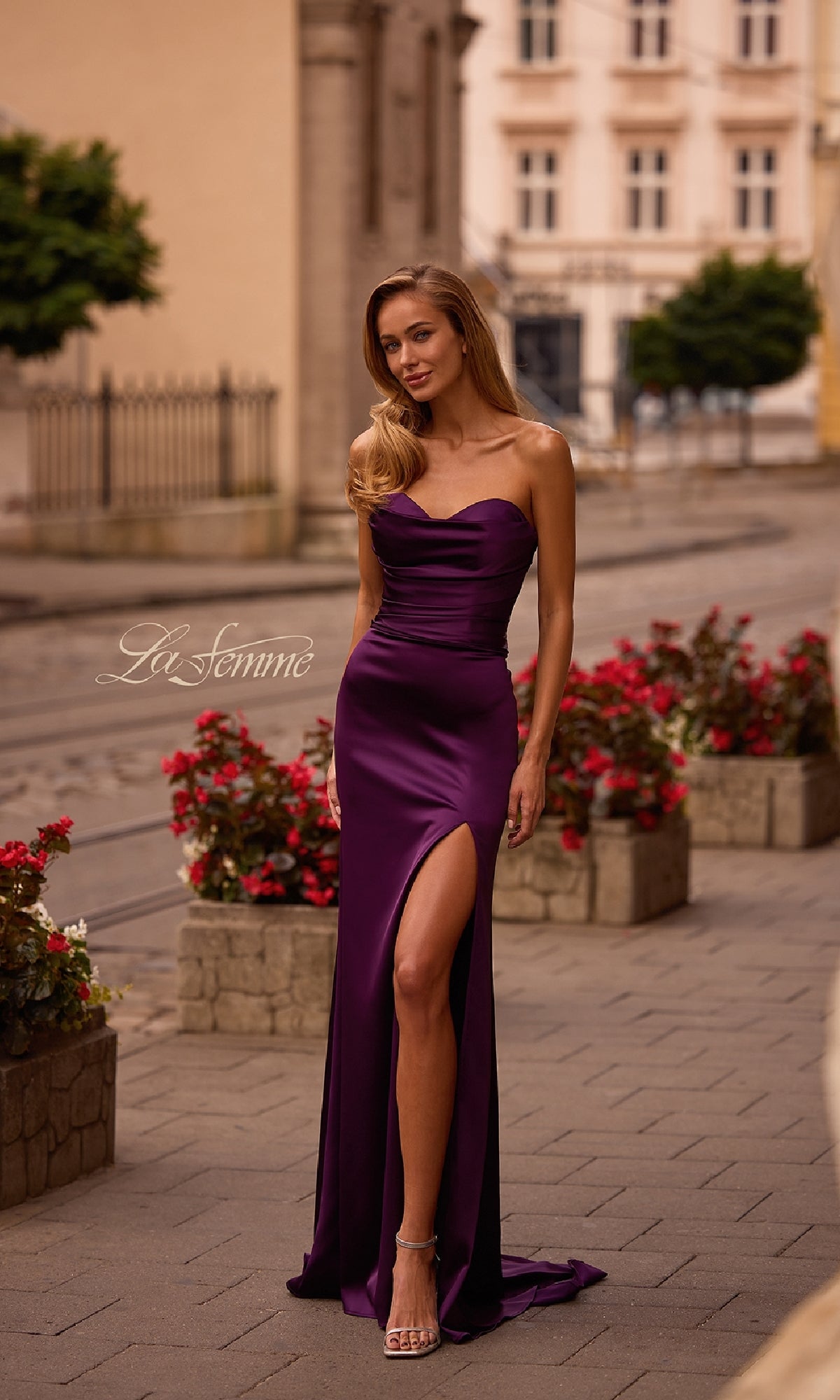 Classic Long Prom Dress: La Femme 32896