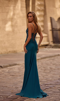 Long Prom Dress: La Femme 33001