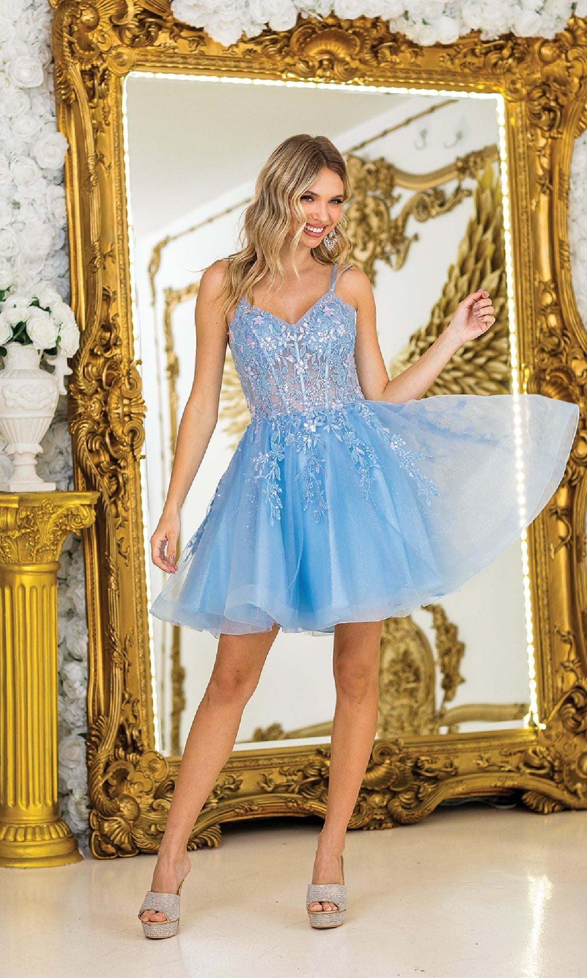 Dancing Queen 3415 Short Prom Dress