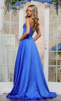 Strapless Corset Prom Dress: Colors Dress 3434