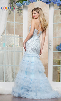 Ruffle Mermaid Prom Dress: Colors Dress 3463