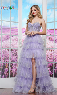 Glitter Corset Prom Ball Gown: Colors Dress 3477