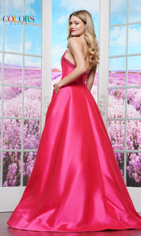 Strapless Corset Prom Ball Gown: Colors Dress 3478