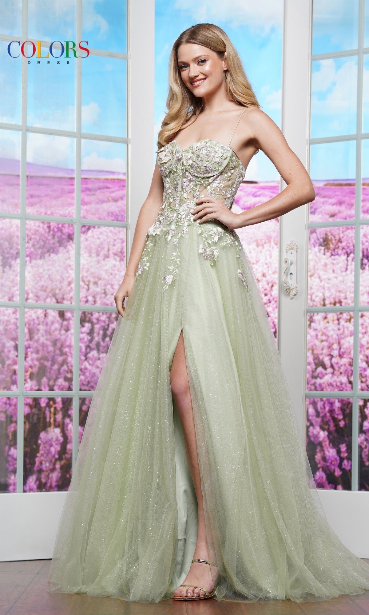 Pastel Prom Ball Gown: Colors Dress 3496