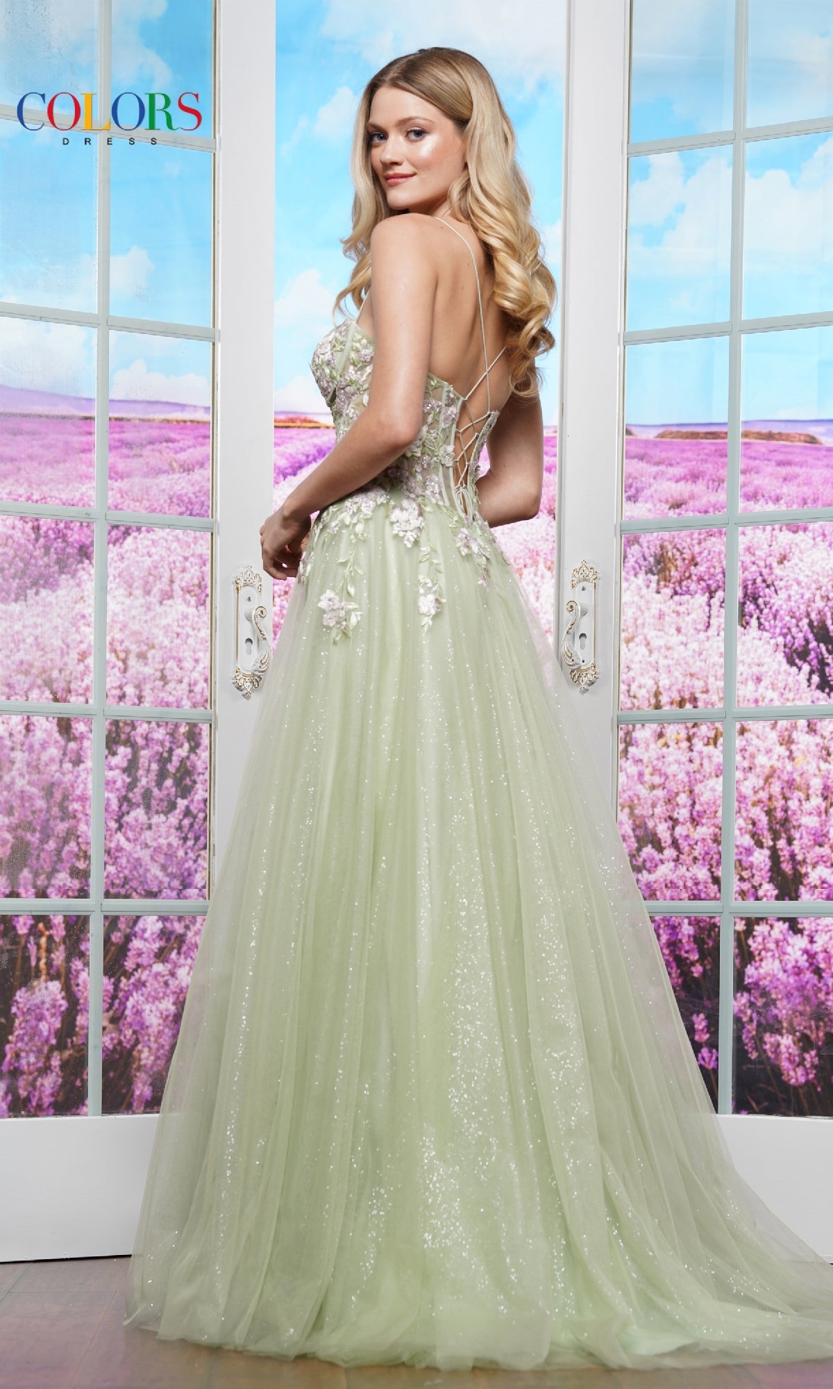 Pastel Prom Ball Gown: Colors Dress 3496