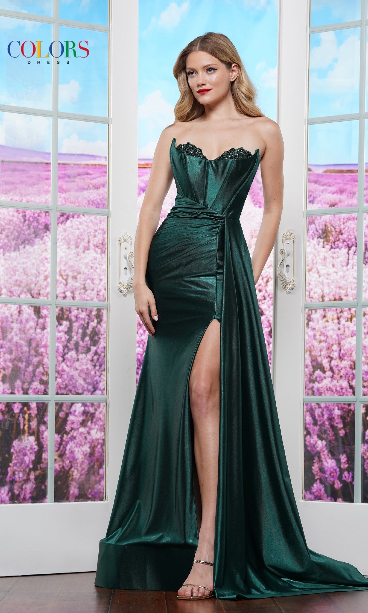 Long Prom Dress: Colors Dress 3525