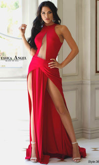 Sexy Cut-Out Long Formal Dress: Jessica Angel 368