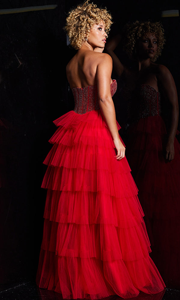 Jovani Red Prom Dress Cheap