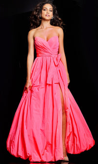 Jovani Long Taffeta Bubble Prom Ball Gown 38382