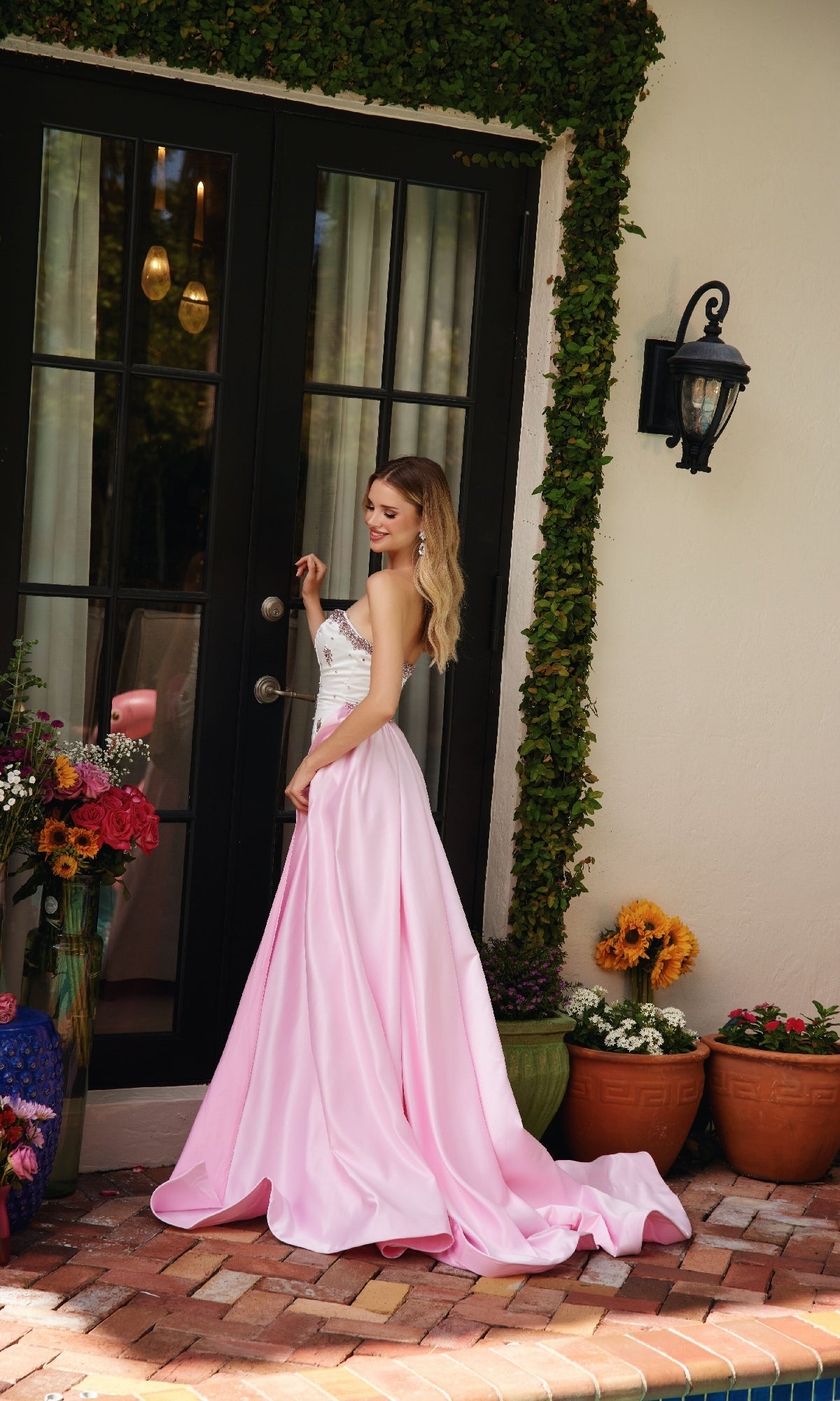 Long Strapless Prom Dress: Ava Presley 40088