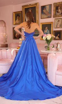 Long Strapless Prom Dress: Ava Presley 40523