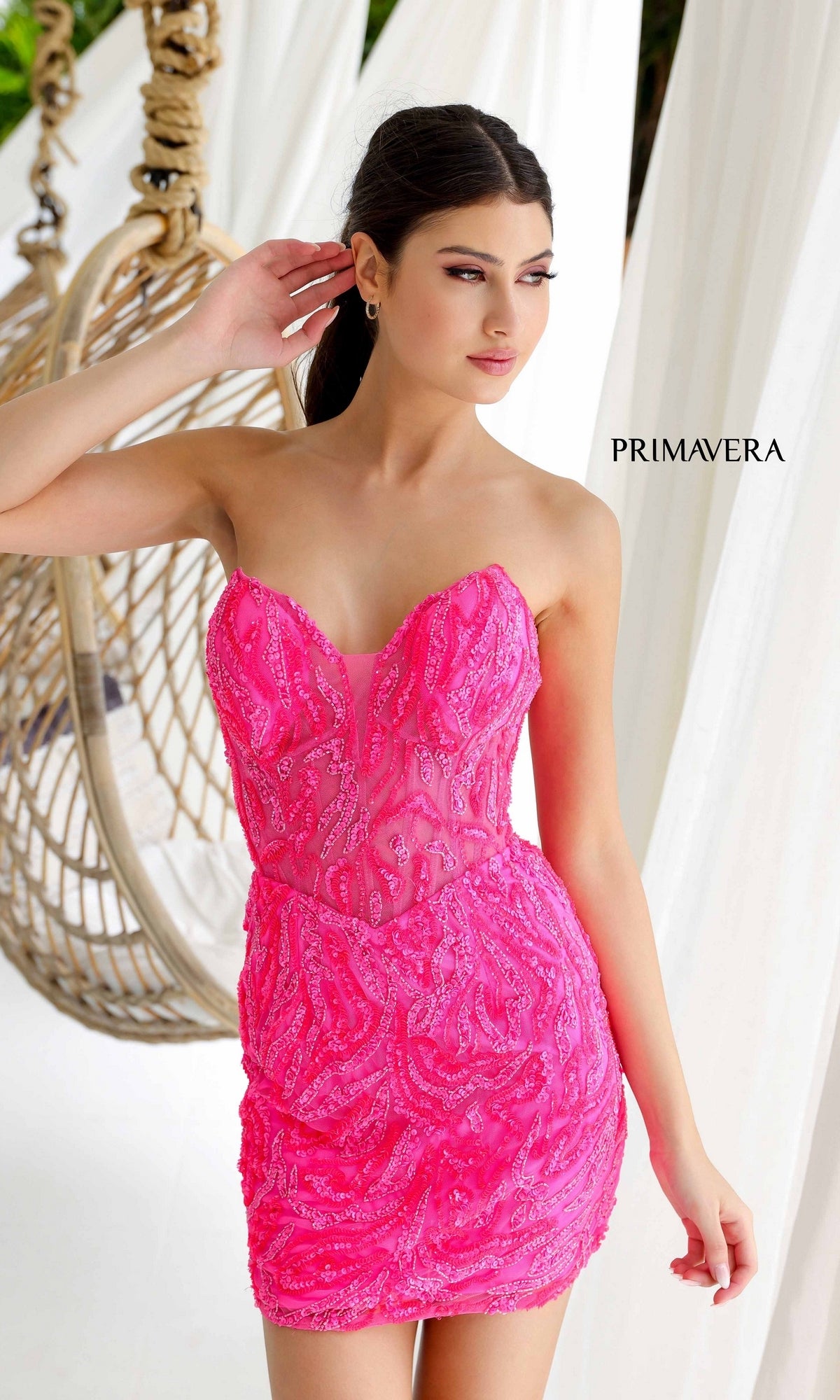 Short Homecoming Dress 4222 by Primavera