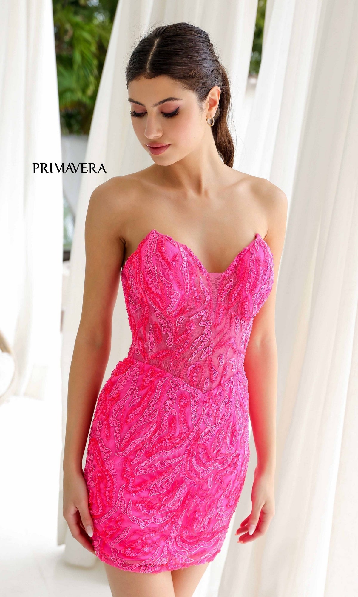 Short Homecoming Dress 4222 by Primavera