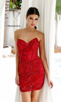 Short Homecoming Dress 4222 by Primavera