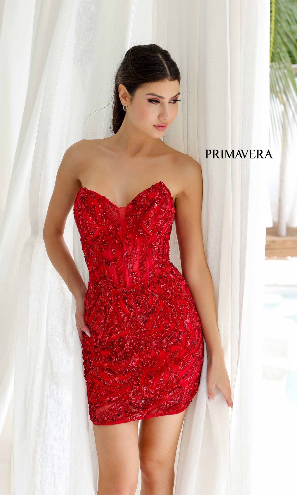 Short Homecoming Dress 4222 by Primavera