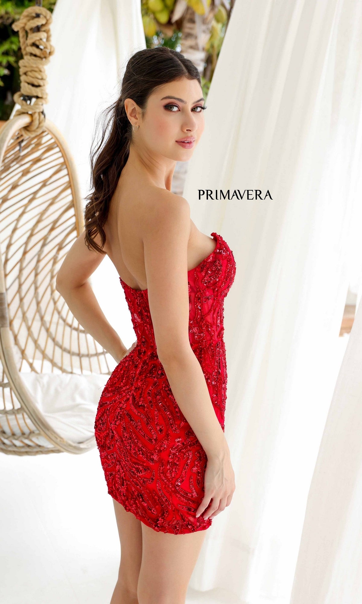 Short Homecoming Dress 4222 by Primavera