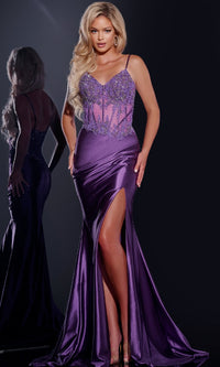 Long Prom Dress: Jovani 42259