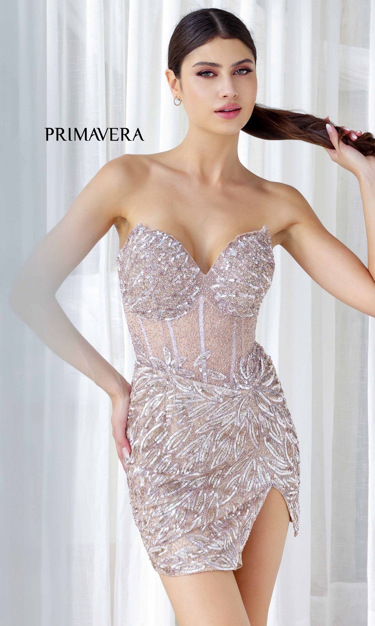 Short Homecoming Dress 4241 by Primavera