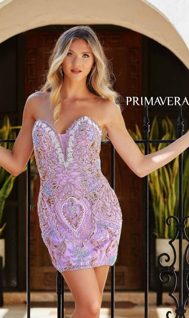 Short Homecoming Dress 4243 by Primavera