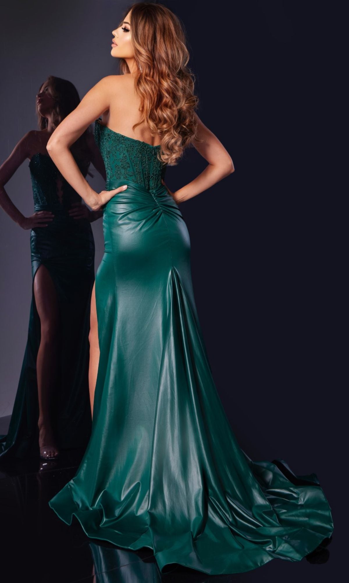 Long Prom Dress: Jovani 43267