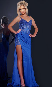 Long Prom Dress: Jovani 43283