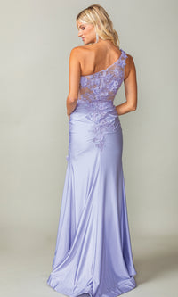 One-Shoulder Long Prom Dress: Dancing Queen 4381