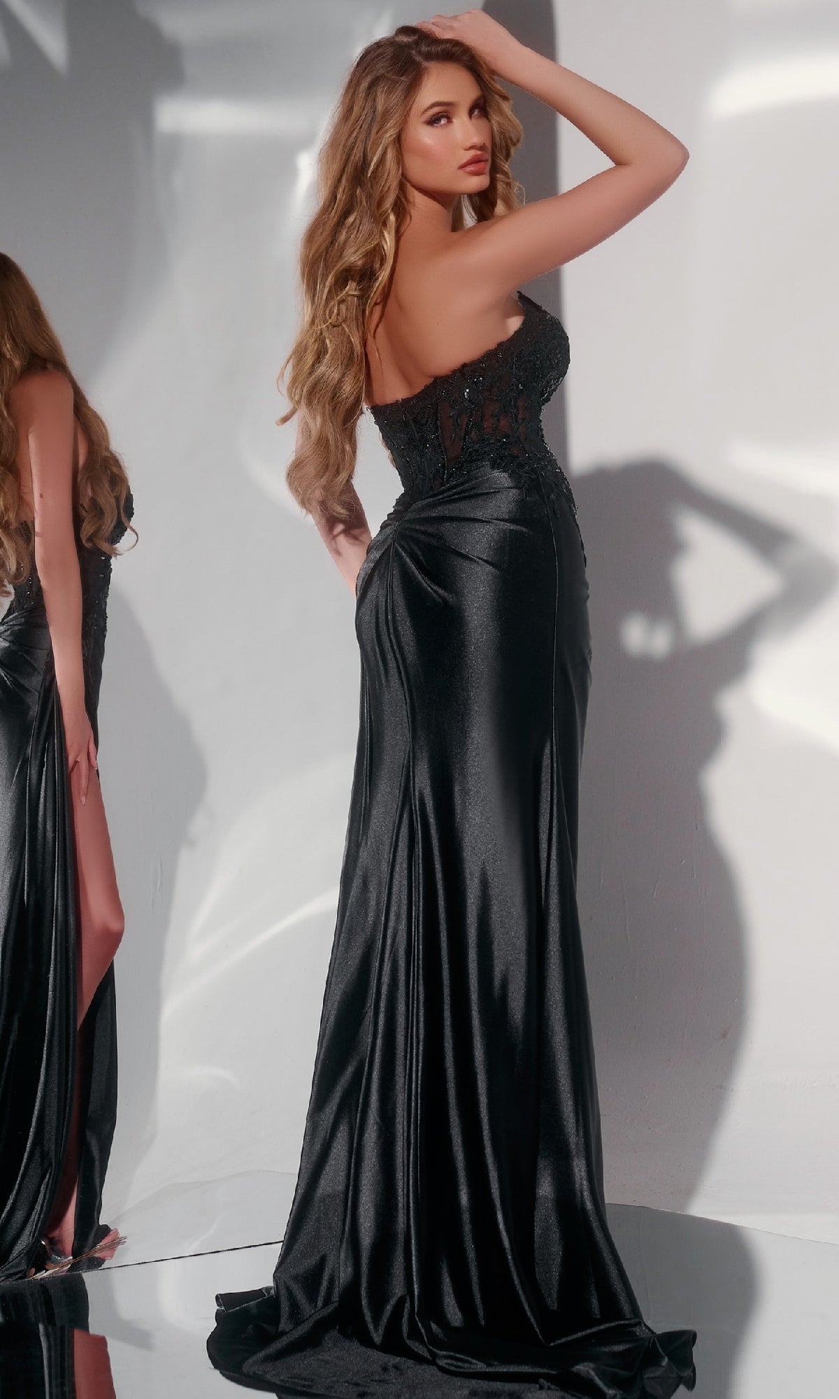 Long Prom Dress: Jovani 43848