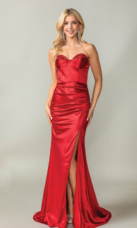 Strapless Sweetheart Prom Dress: Dancing Queen 4407