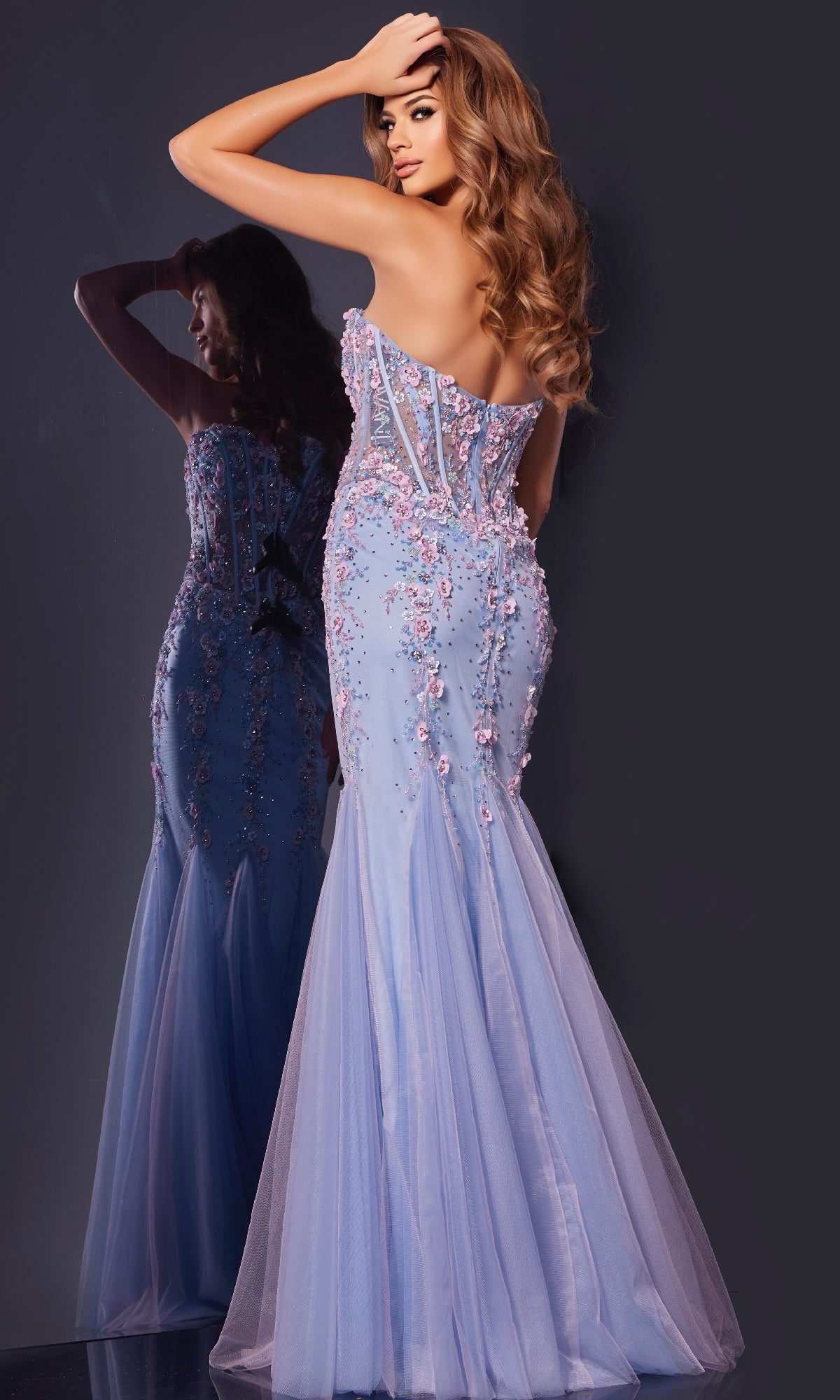 Long Prom Dress: Jovani 44211