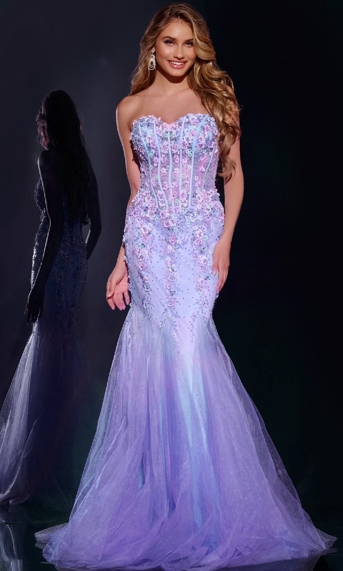 Long Prom Dress: Jovani 44211