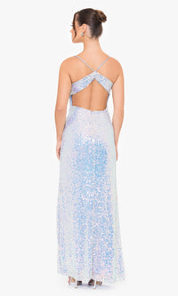 Blondie Nites Long Sequin Prom Dress 4727BN