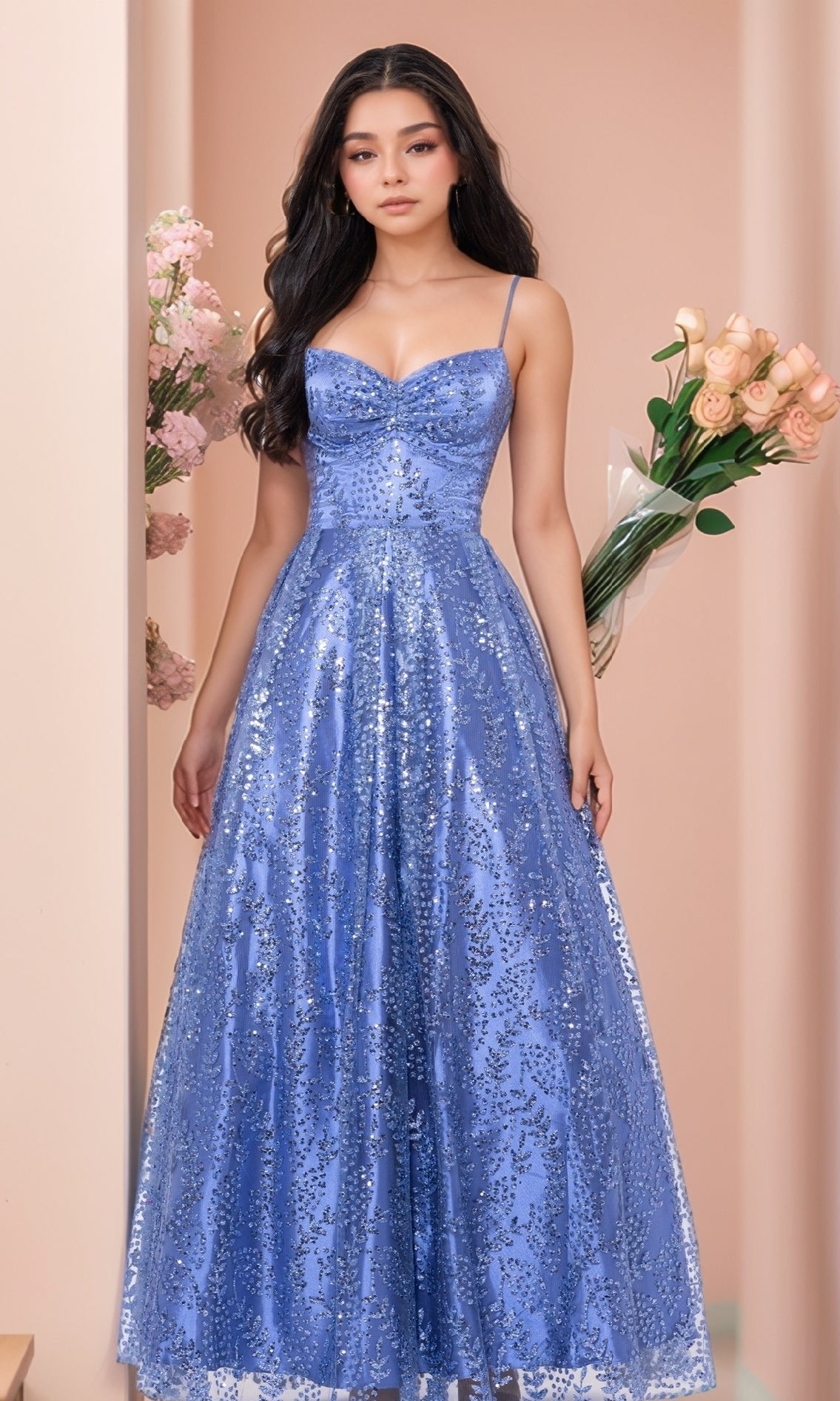 Long Prom Dress: Blondie Nites 4867BN