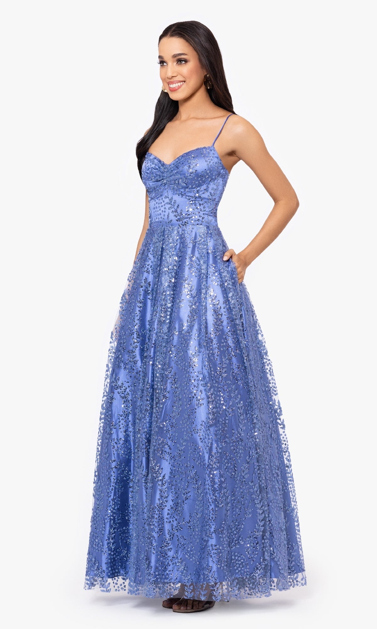 Long Prom Dress: Blondie Nites 4867BN