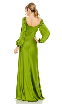 Mac Duggal Long-Sleeve Fitted Formal Dress 495191