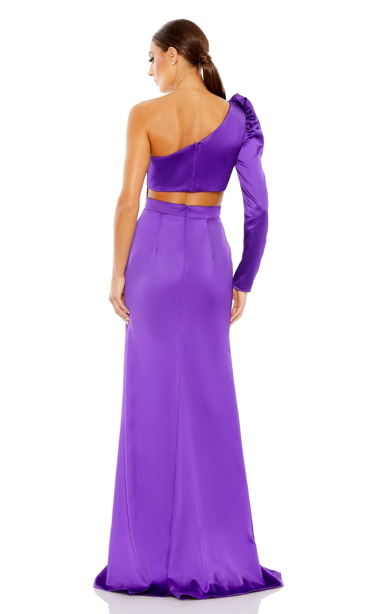 Mac duggal best sale purple dress