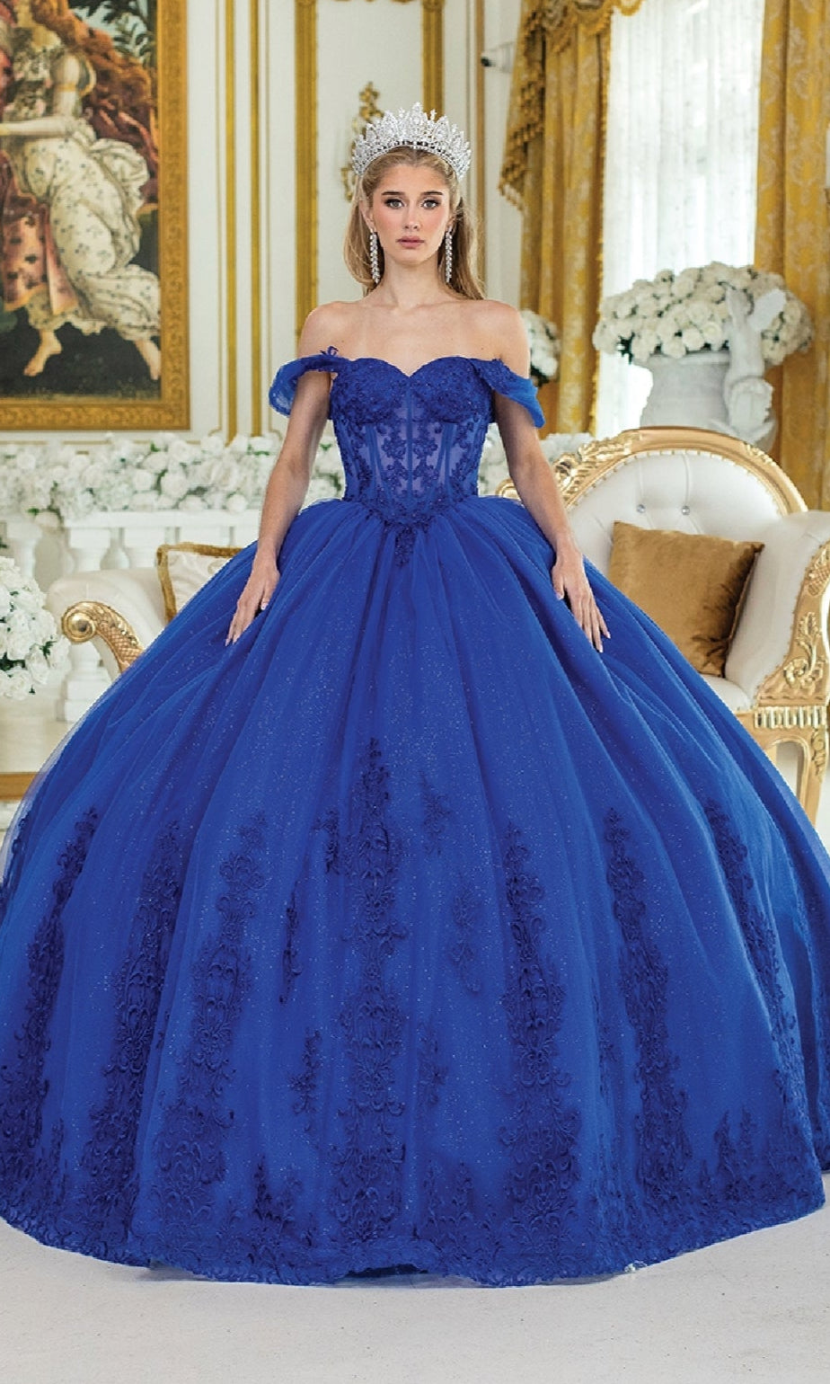 Royal Blue Quinceanera Dress 5003 By Dancing Queen