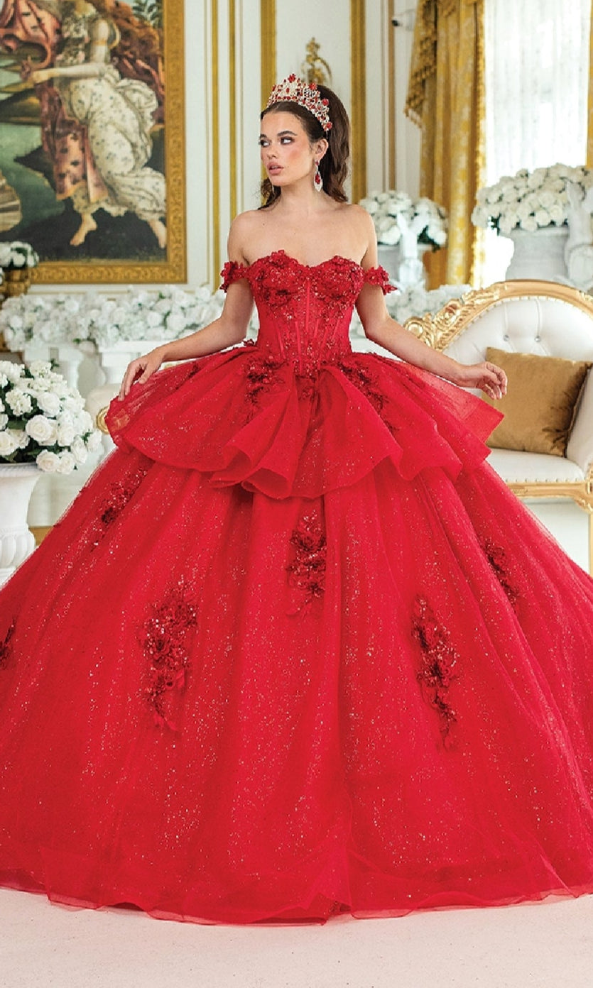 Red Quinceanera Dress 5015 By Dancing Queen