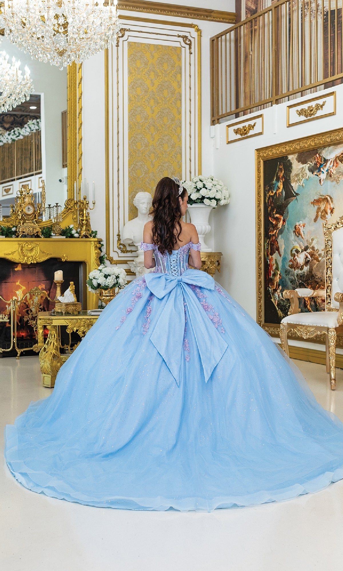 Blue Quinceanera Dress 5016 By Dancing Queen