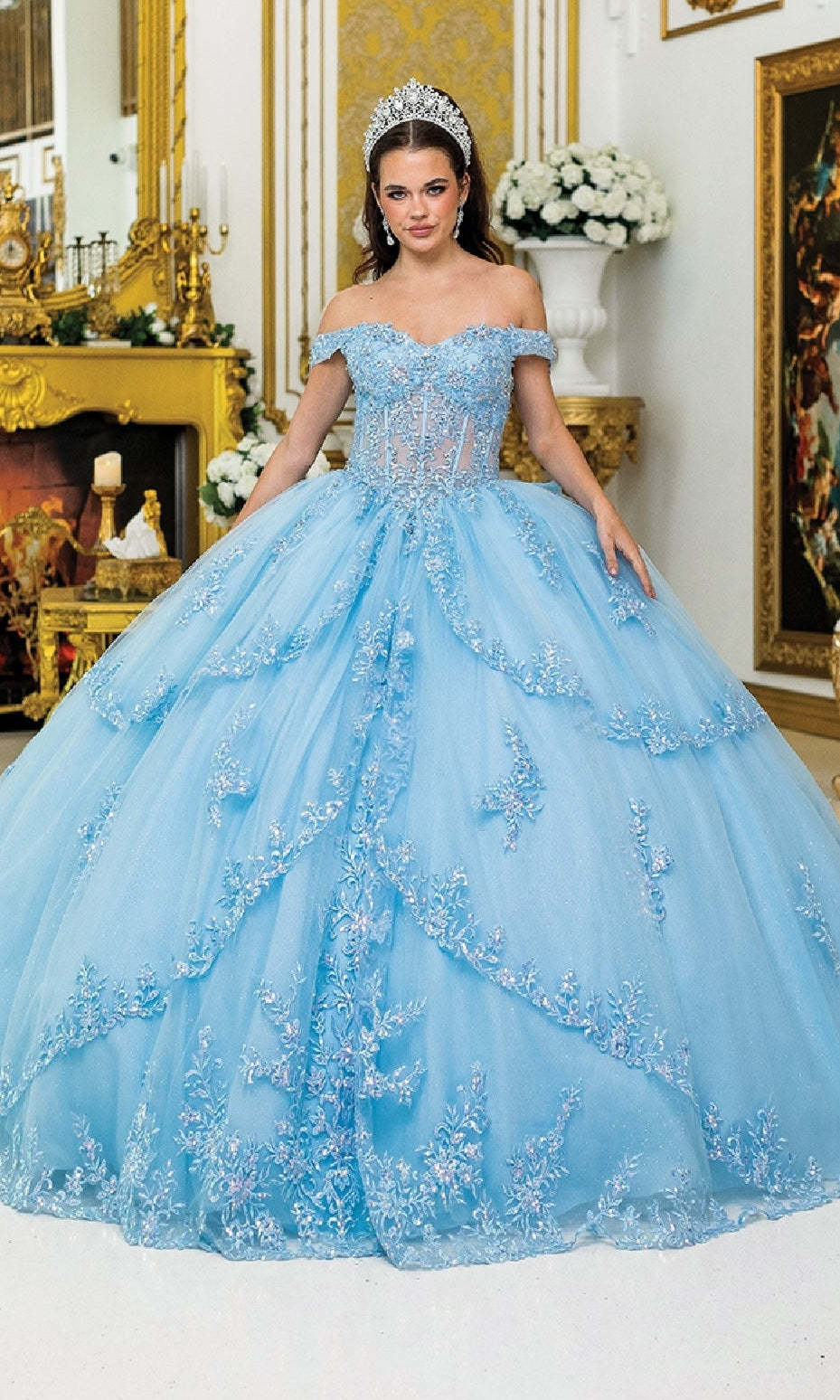 Blue Quinceanera Dress 5024 By Dancing Queen