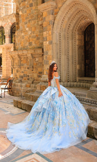 Sheer-Corset Quinceanera Dress: Amarra 54232